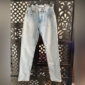 Vintage Armani Exchange Light Blue High Rise Women Jeans, 0 Regular